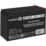 Аккумуляторная батарея для ИБП EXEGATE EP234538 12В, черный