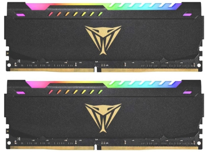 Оперативная память Patriot Viper Steel RGB DDR4 32Gb (2x16Gb) 3200MHz (PVSR432G320C8K)