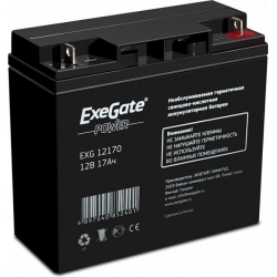 Аккумуляторная батарея для ИБП EXEGATE EP160756 12В, черный