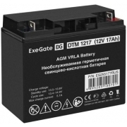 Аккумуляторная батарея для ИБП EXEGATE ES255177 12В, черный
