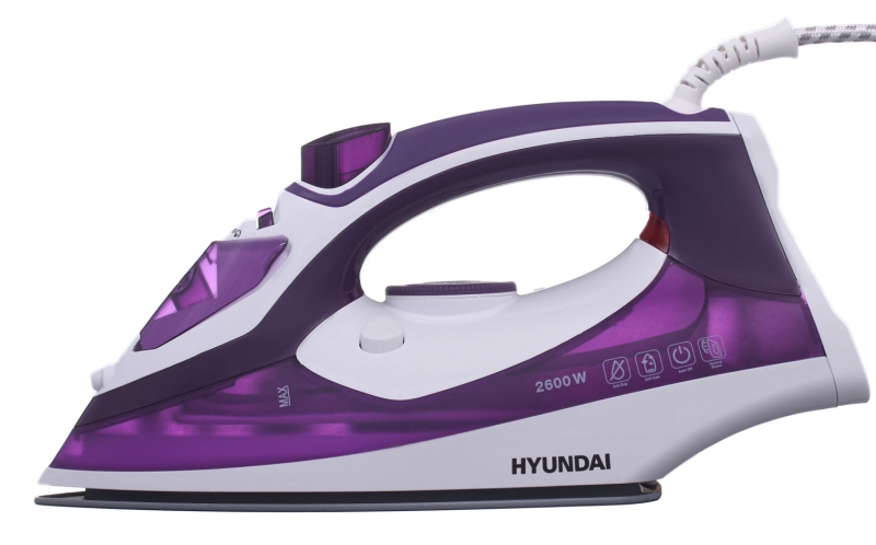 Утюг Hyundai H-SI01564 фиолетовый/белый