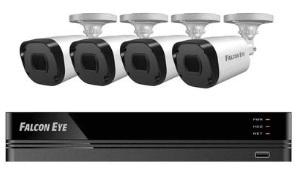 Комплект видеонаблюдения Falcon Eye FE-104MHD KIT ДАЧА SMART, белый