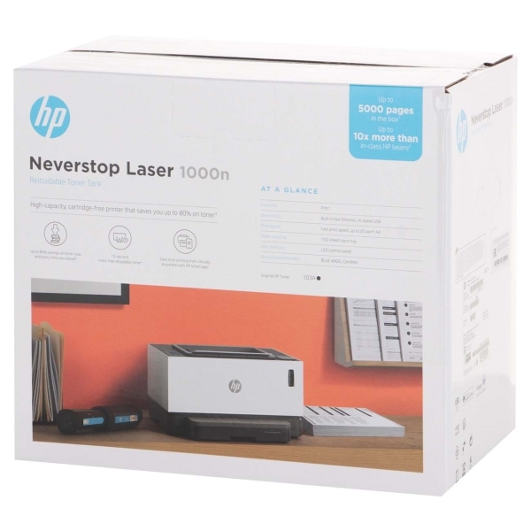 Лазерный принтер HP Neverstop Laser 1000n (5HG74A)