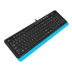 Клавиатура A4Tech Fstyler FK10, голубой/черный 
