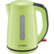 Чайник электрический Bosch TWK7506 1.7л. 2200Вт, зеленый/черный 