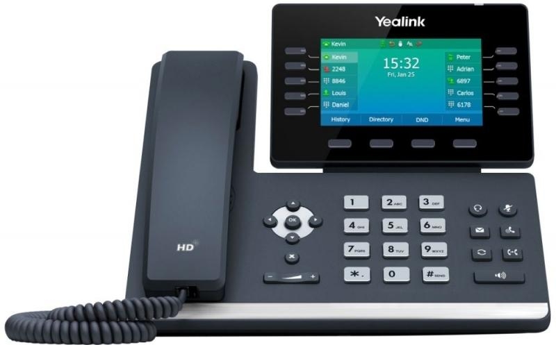 YEALINK SIP-T54W SIP-телефон, цветной экран 4.3