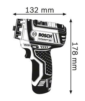 Bosch GSR 12V-15 FC акк безуд дрель-шуруповерт [06019F6000] { 12 В, 1300 об/мин, 2 Ач, АКБ Зу, 4 насадки, L-boxx }