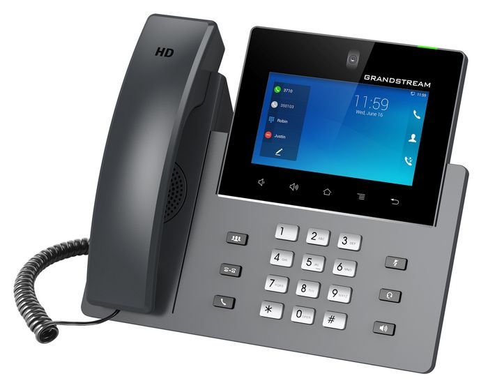 Телефон GRANDSTREAM VOIP GXV3350, черный 