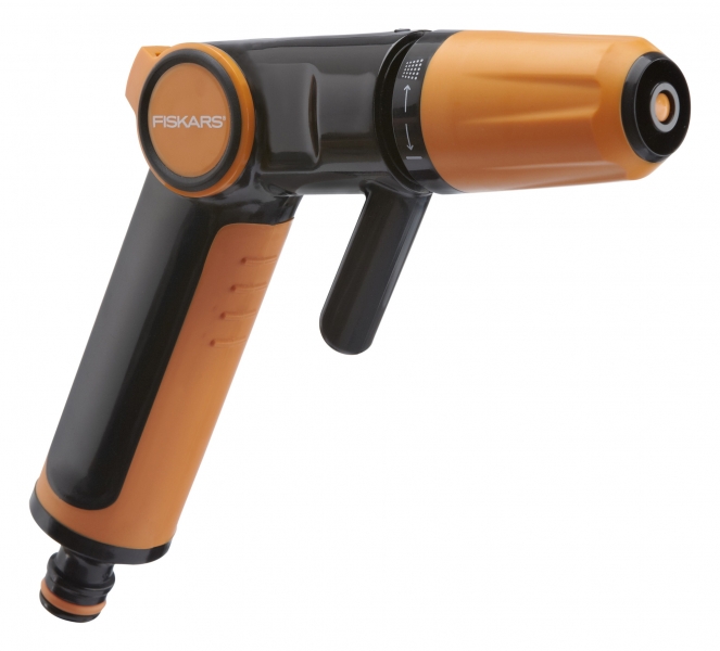 Пистолет-распылитель Fiskars 1020445 черный/оранжевый