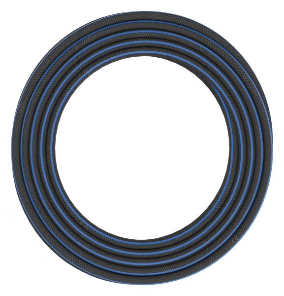 Шланг Fiskars 1027106 черный/синий