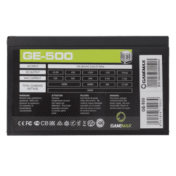 Блок питания GameMax GE-500 500W