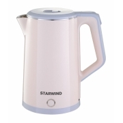Чайник электрический Starwind SKS2062 бежевый/серый