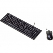 Клавиатура + мышь Oklick 620M, черный (475652)