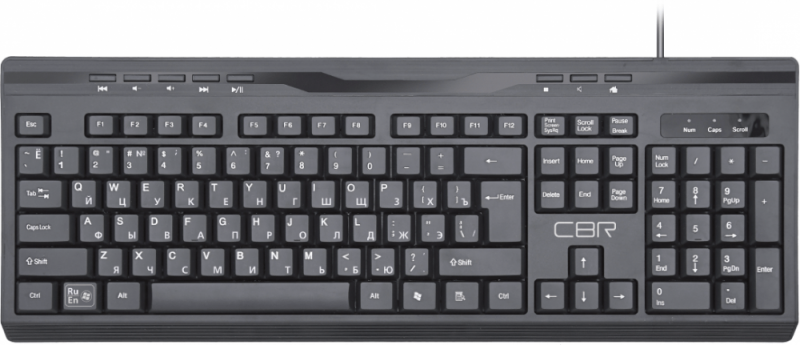 Клавиатура CBR KB-335HM, черный