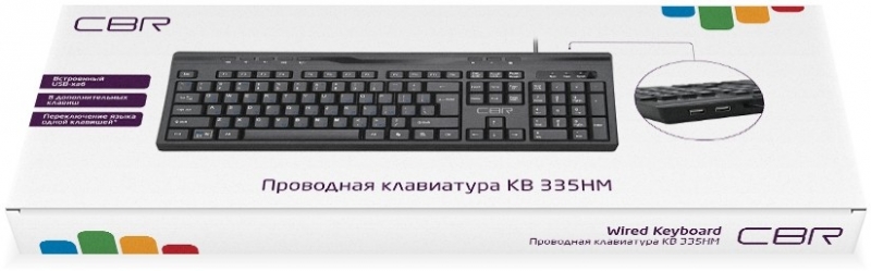Клавиатура CBR KB-335HM, черный