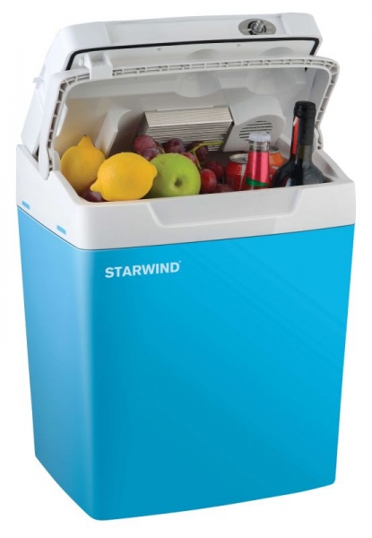 Автохолодильник Starwind CF-129, синий/серый