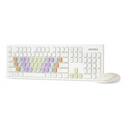 Комплект (клавиатура+мышь) Smartbuy 218346AG-W, белая