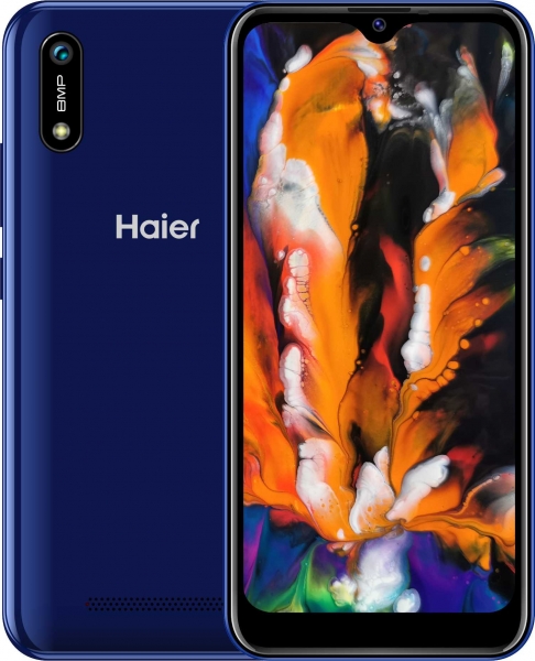 Смартфон Haier I4 16Gb 2Gb синий 