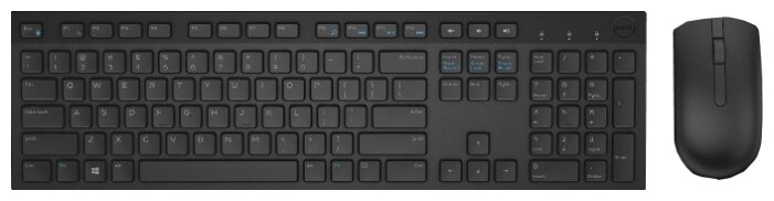 Клавиатура и мышь DELL KM636 Wireless Keyboard and Mouse Black USB (580-ADFN)