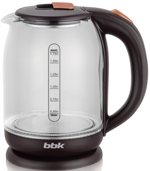 Чайник BBK EK1727G (BR), коричневый