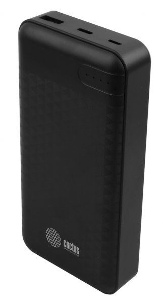 Внешний аккумулятор Cactus CS-PBFSET-20000, 20000mAh, черный