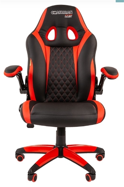 Компьютерное кресло Chairman GAME 15 черный/красный игровое