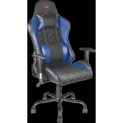 Кресло игровое Trust Gaming Chair GXT 707R Resto, черный/синий (22526)
