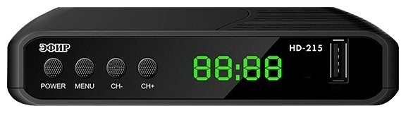 Ресивер DVB-T2 Сигнал Эфир HD-215 черный (20215)