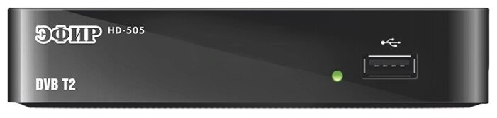 Ресивер DVB-T2 Сигнал Эфир HD-505 черный (18505)