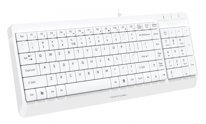 Комплект (клавиатура+мышь) A4Tech Fstyler F1512, белый