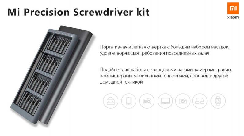 Отвертка Xiaomi Mi Precision Screwdriver Kit