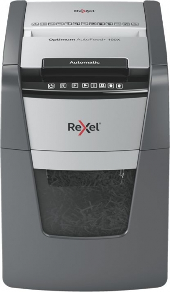 Шредер Rexel Optimum AutoFeed 100X, черный (2020100XEU)