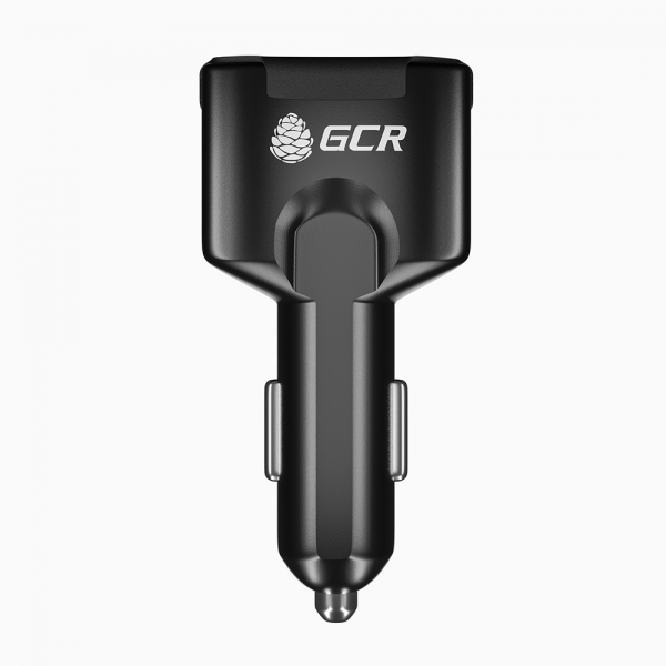 GCR Автомобильное зарядное устройство на 4 USB порта 3A, 4.8A, черное, GCR-51983 greenconnect    -