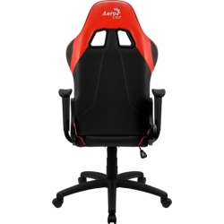 Кресло игровое Aerocool AC100 AIR, черно-красное (4718009155053)