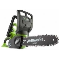 Цепная пила Greenworks G40CS30, черно-зеленая (20117UA)
