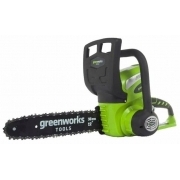 Цепная пила Greenworks G40CS30, черно-зеленая (20117UA)