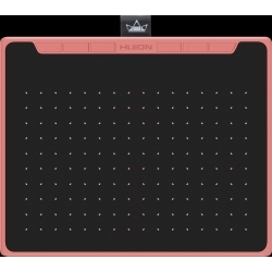 Графический планшет huion Inspiroy RTS-300, розовый