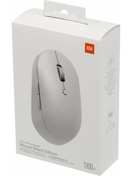 Мышь Xiaomi Mi Dual Mode Silent Edition, белый 