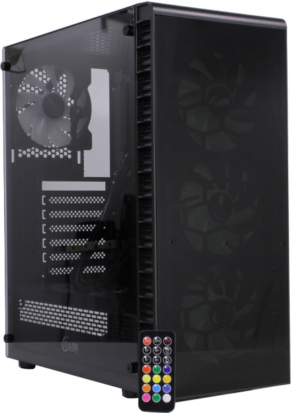 Корпус Powercase Mistral G4С ARGB TG, чёрный, ATX (CMIG4C-A4)