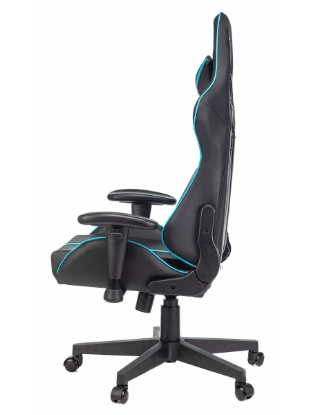 Кресло игровое A4Tech X7 GG-1200 черный/голубой