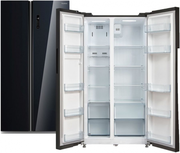 Холодильник Бирюса SBS 587 BG, черный