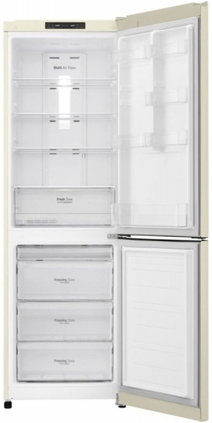 Холодильник LG GA-B419SEJL, бежевый мрамор