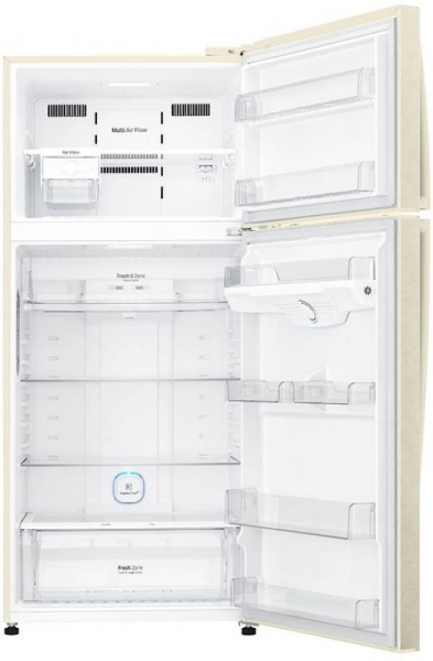 Холодильник LG GN-H702HEHZ бежевый (двухкамерный)