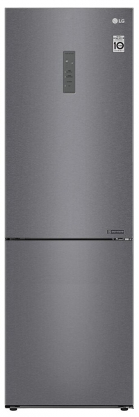 Холодильник с морозильником LG GA-B459CLWL серебристый