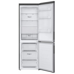 Холодильник с морозильником LG GA-B459CLWL серебристый