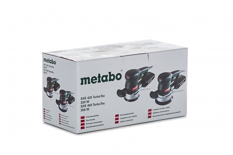 Эксцентриковая шлифмашина Metabo SXE 450 TurboTec 600129000
