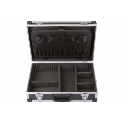 Ящик для инструмента FIT пластиковый усиленный алюминием черный 65633