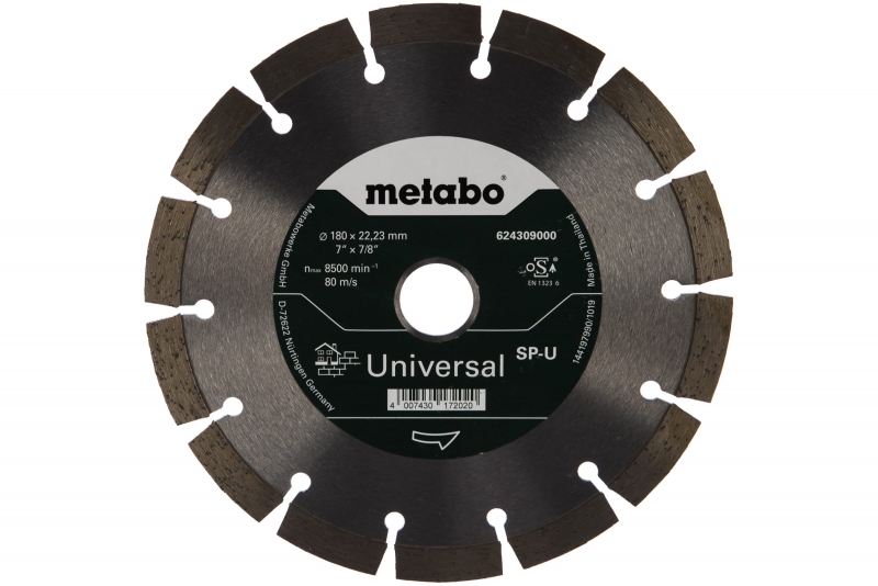 Алмазный круг Metabo универсальный 180x22,2/(624309000)