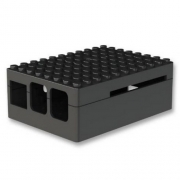 RA182   Корпус ACD Black ABS Plastic Building Block case for Raspberry Pi 3 B/B+ (CBPIBLOX-BLK) (494293)