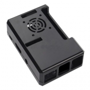 RA187   Корпус ACD Black ABS Plastic Case w/GPIO port hole and Fan holes for Raspberry Pi 3 B,  (RASP1788) (494446)